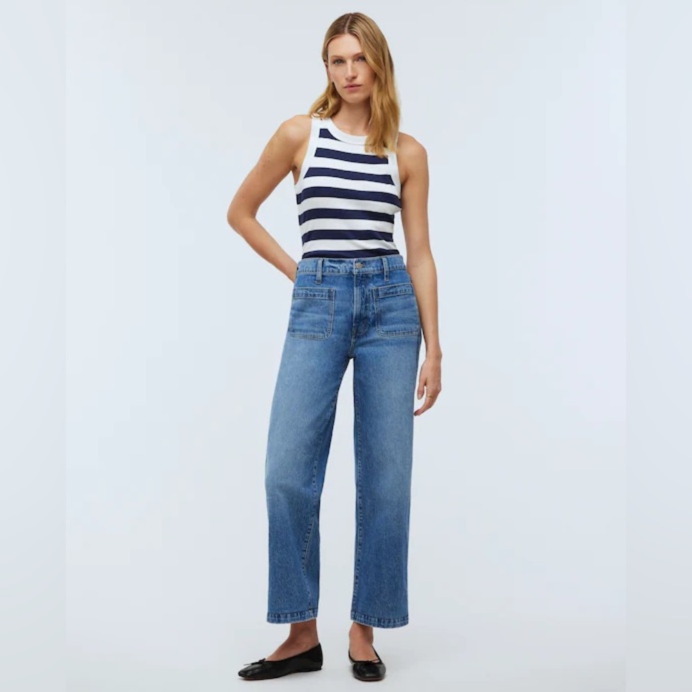 Madewell The Perfect Vintage wide leg Emmett jean